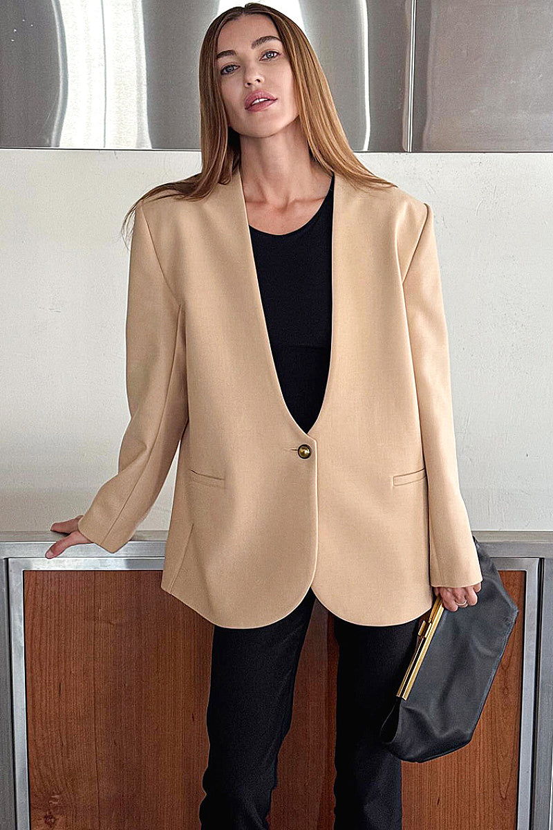Fashionable Women's Blazer for Autumn and Winter