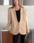 Fashionable Women's Blazer for Autumn and Winter