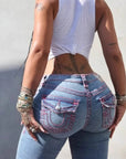 Trendy High Rise Flared Jeans for Women