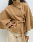Fashionable Women's Autumn Winter Cape Coat