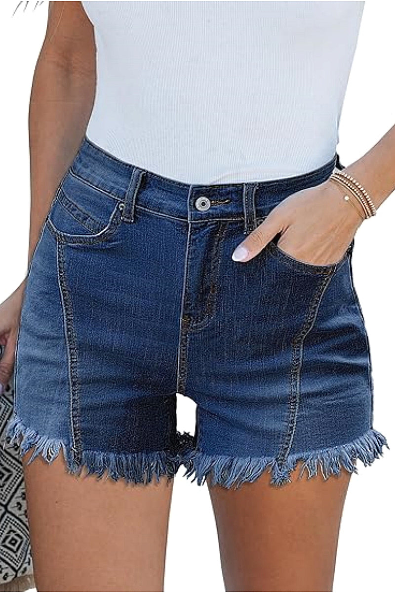 Trendy High-Waisted Denim Shorts for Women