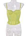 Nazada Sexy Lace Bodice Backless Camisole