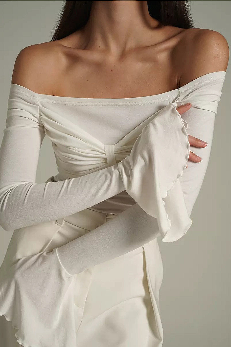 Sexy Off-Shoulder Long Sleeve T-Shirt