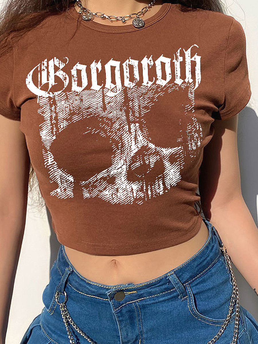 Trendy Short Sleeve Crop Top for Women