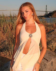 Chic Women's Halter Neck Mesh Top