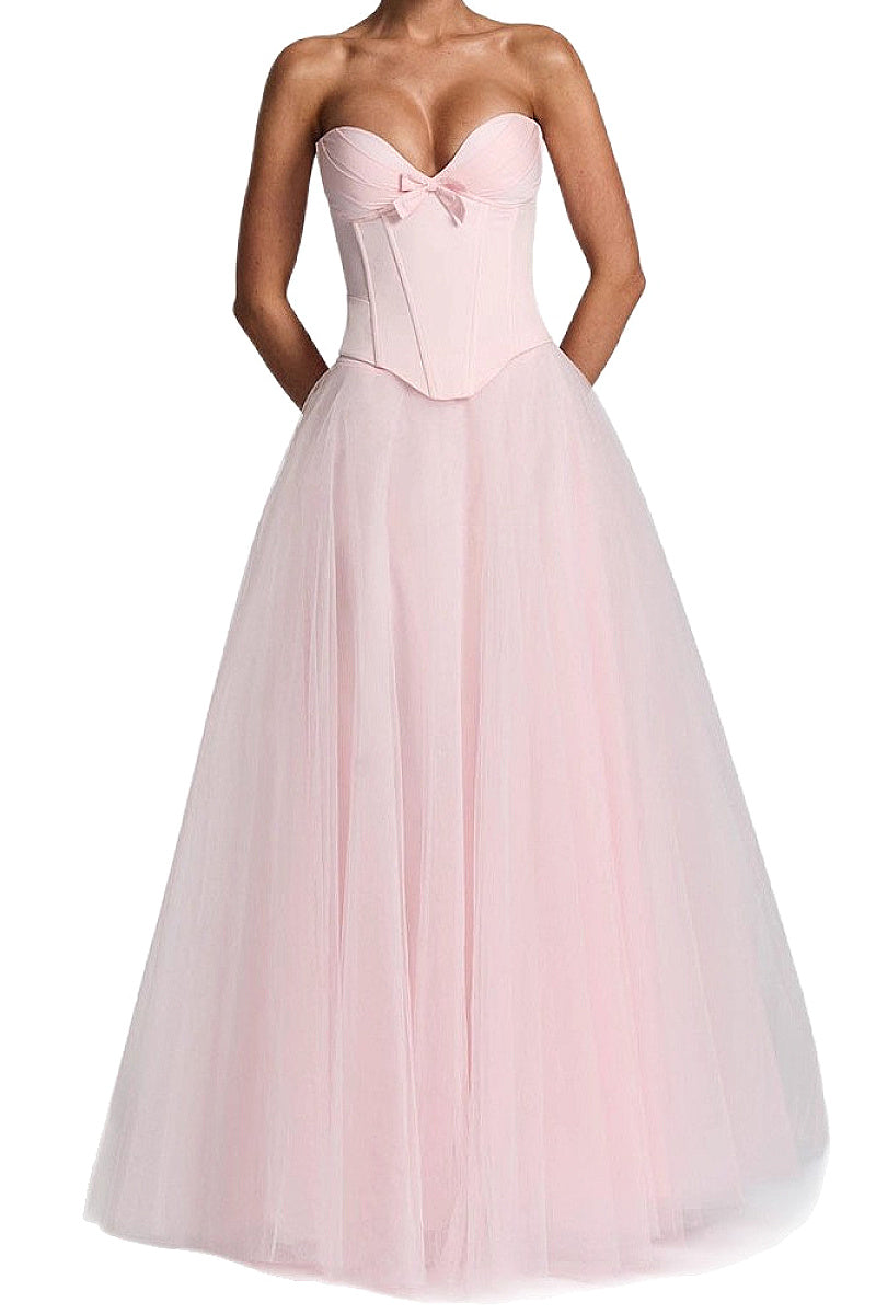 Summer Women's Strapless A-Line Dress