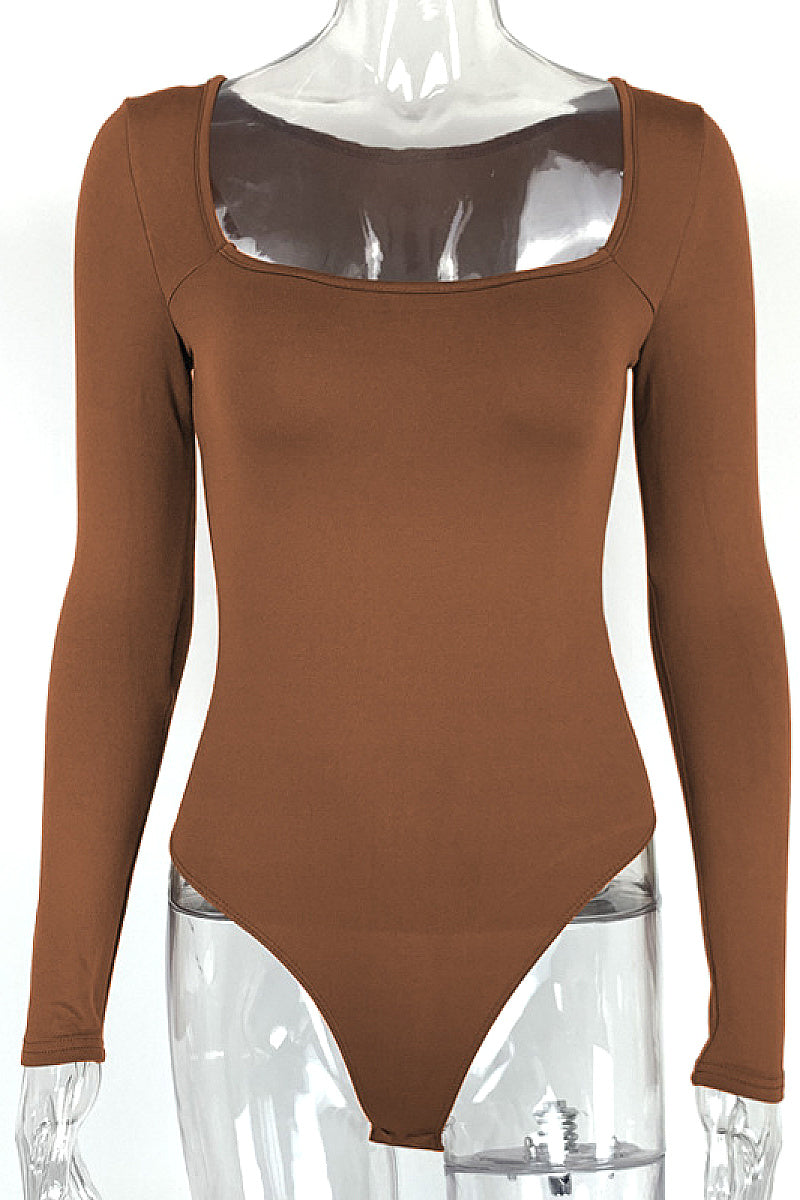 European and American Sexy Fleece Bodysuit