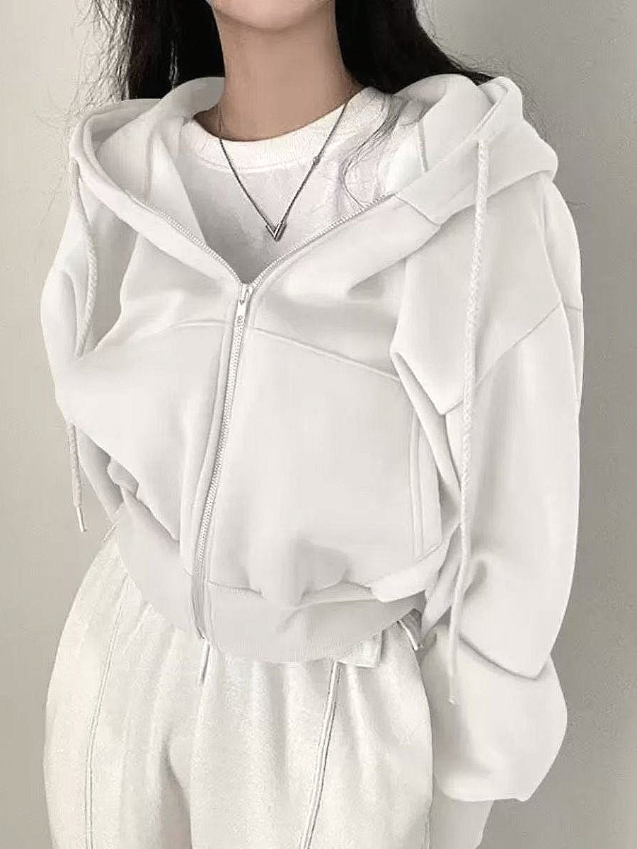 Stylish Warm Hooded Sweatshirt for Women