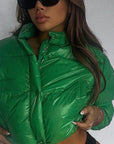 Trendy Women's Long Sleeve Cotton Jacket