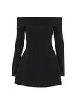 Elegant Off-Shoulder A-Line Dress for Women