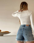 Stylish Lace-Up Long Sleeve Top for Women