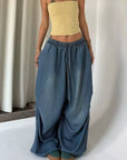 Trendy Street Style Loose Wide Leg Jeans