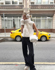 New Women's Faux Fur Sleeveless Cardigan