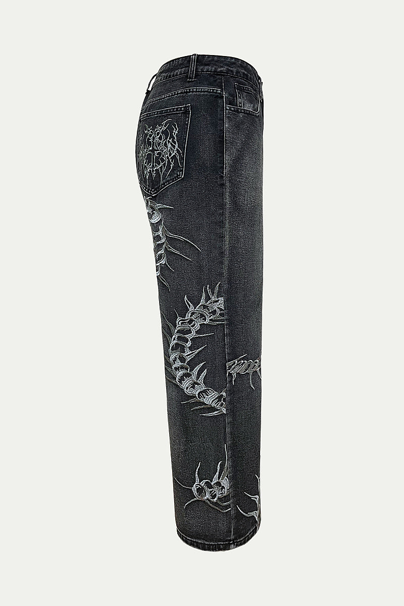 American Street Style Loose Fit Men's Jeans