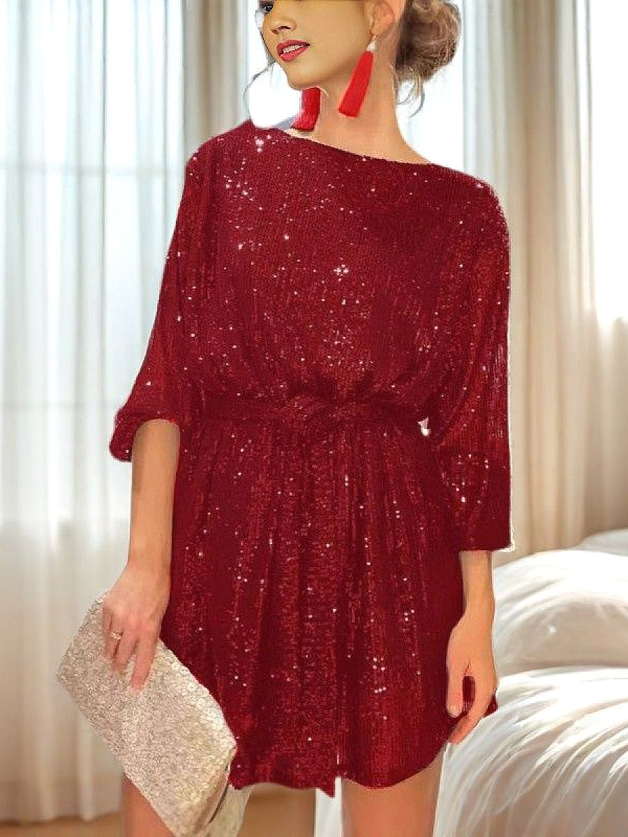2026 Sparkling Sequin Dress for Parties