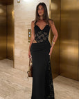 Lace Hollow Out Sexy Cami Dress