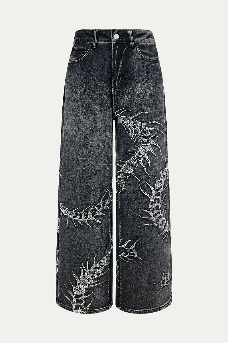 American Street Style Loose Fit Men's Jeans