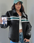 Vintage Black Street Style Jacket for Women