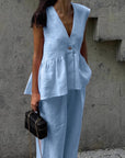 Pink Sweet Two-Piece Set for Women
