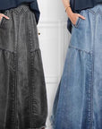 Elegant A-Line Long Skirt for Casual Wear