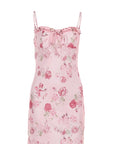 Summer Stylish Bodycon Dress with Floral Print