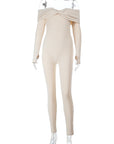 Elegant Off Shoulder Jumpsuit for Autumn