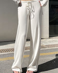 Y2K Style Spring Women's V-Neck Long Sleeve Set