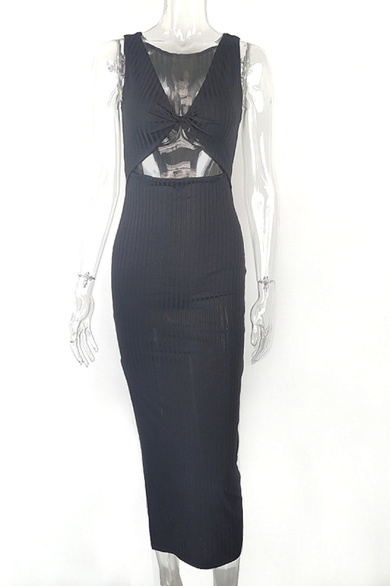 Summer Fashion Women’s Sexy Twist Split Dress