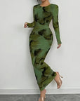 Elegant Floral Print Dress for Women