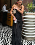 Sexy Black A-Line Dress for Women