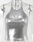 Knit Hollow Out Halter Top for Summer