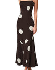 Chic Polka Dot Print A-Line Dress