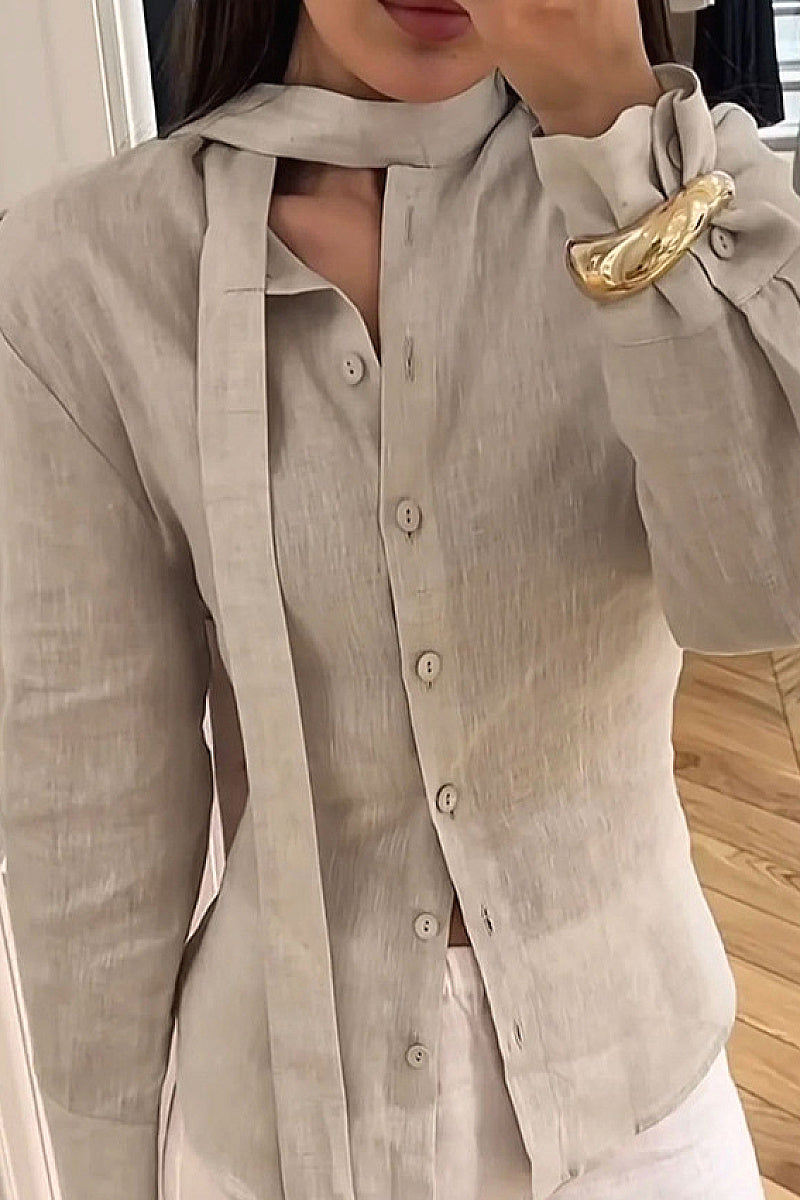Elegant French Style Lightweight Shirt for Women