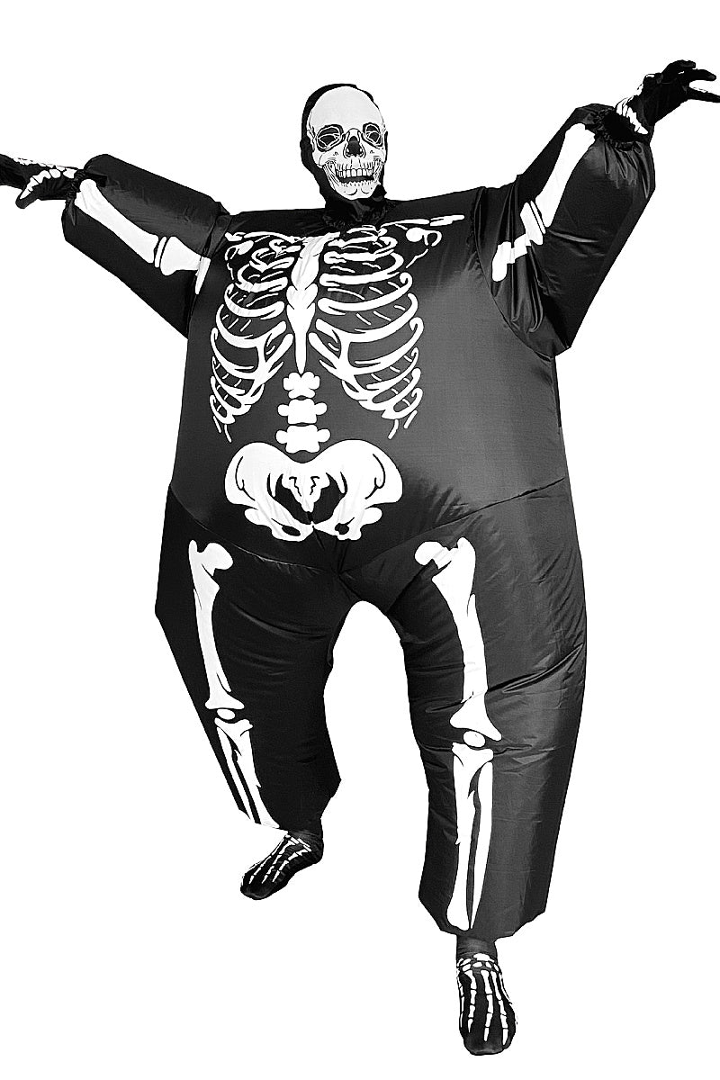 Inflatable Skeleton Costume for Halloween Party
