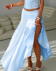 Fashion Women's High Waist Irregular Split Skirt