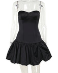 Chic Strapless A-Line Dress for Women