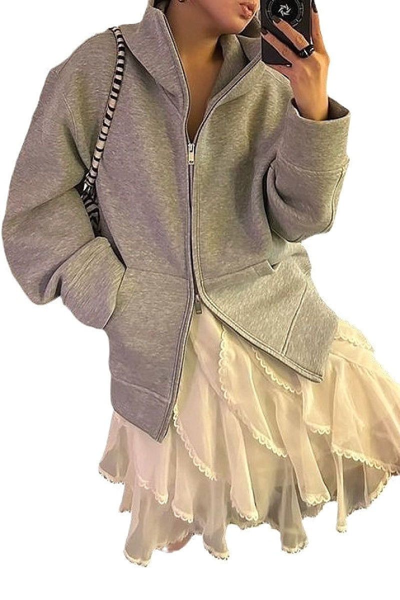 French Sweet Ruffled Lace Chiffon Skirt