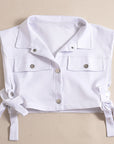 Trendy Women's Casual Vest with Button Closure