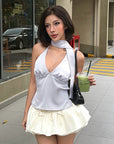 Summer Sexy Halter Neck Backless Top