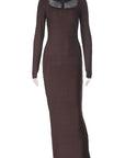 Spring Sexy Off-Shoulder Long Sleeve Dress