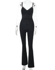 Lace Trim Strapless Jumpsuit for Women