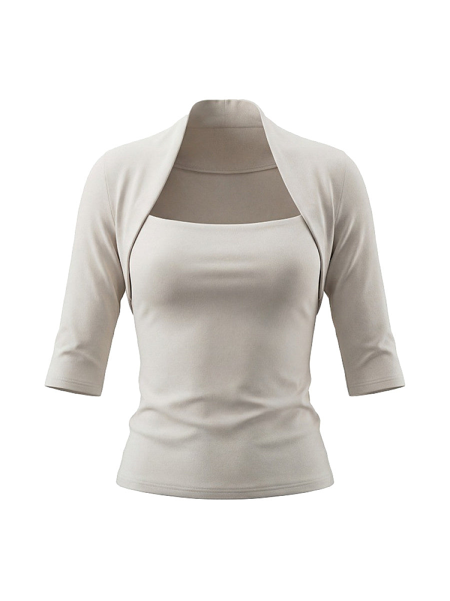 HeyHenry Slim Fit 3/4 Sleeve T-Shirt for Women