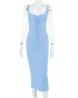 Elegant Summer Lace Spliced Dress