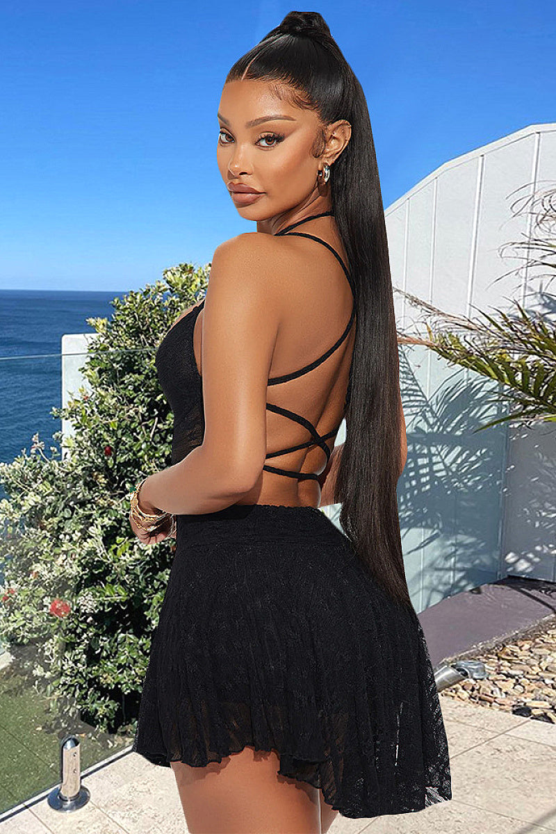 Sexy Halter Neck Princess Dress for Women