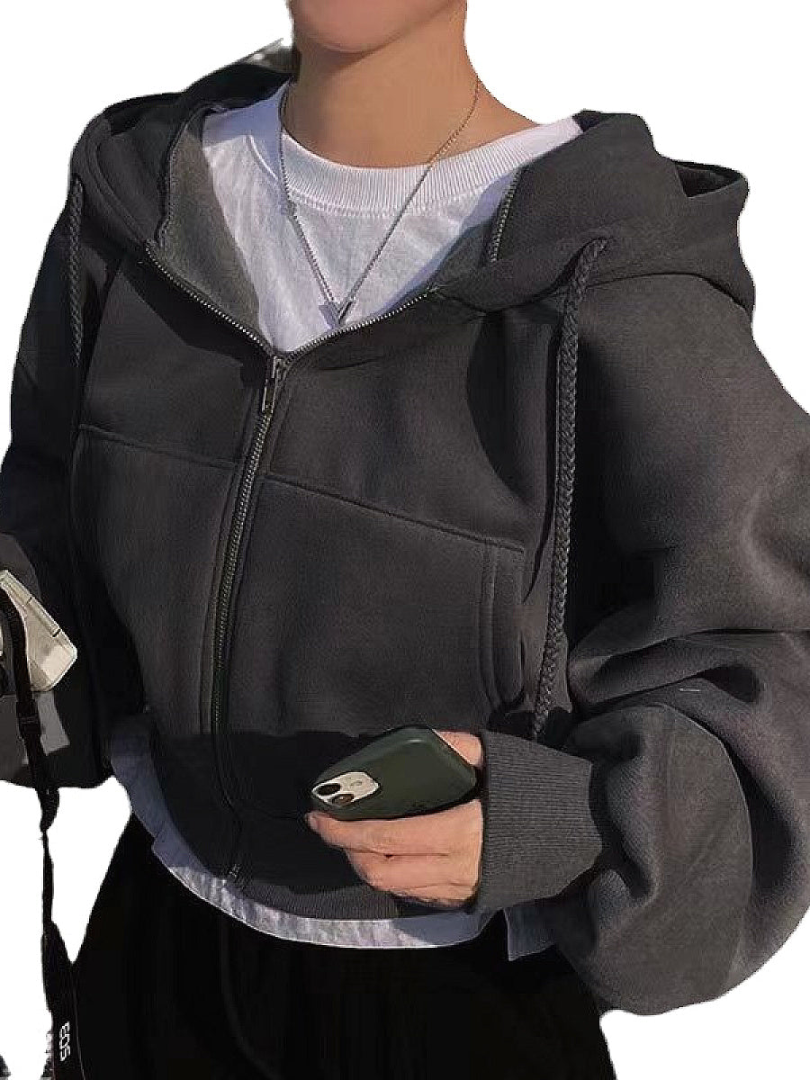 Stylish Warm Hooded Sweatshirt for Women