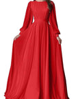 2026 Spring Autumn Lantern Sleeve Wedding Dress