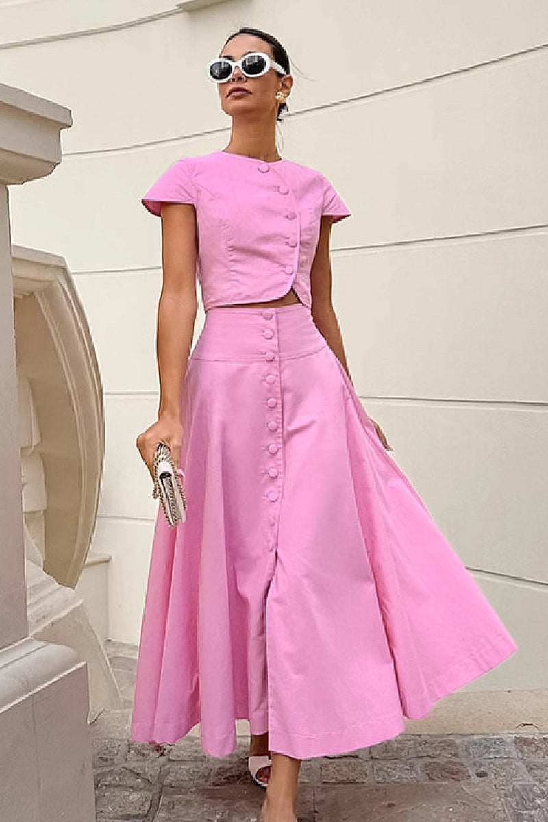 Elegant A-Line Dress Set for Women