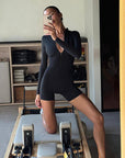 Sexy Zipper Jumpsuit with Split Design