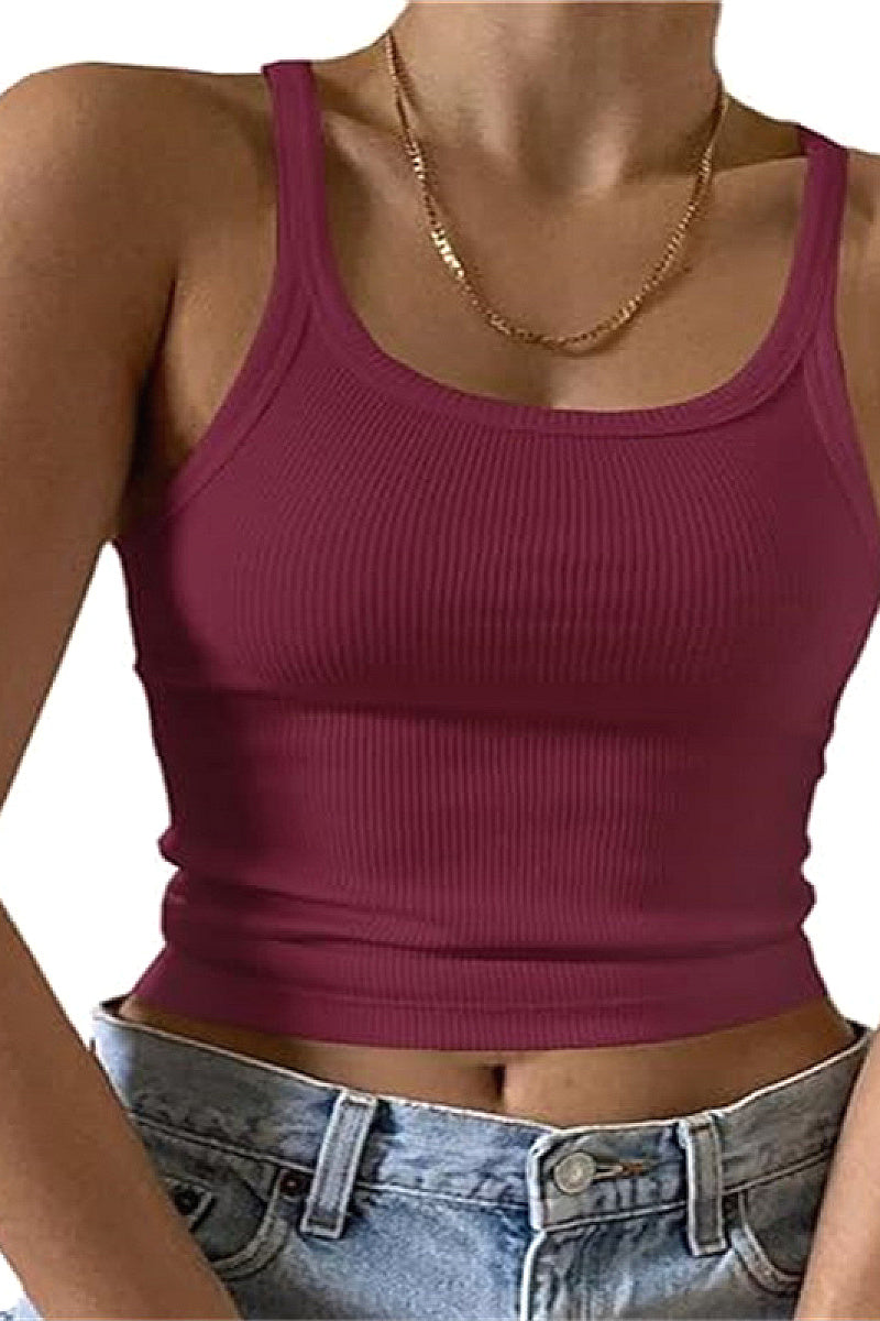 Summer Women's Crop Tank Top - Stylish and Trendy