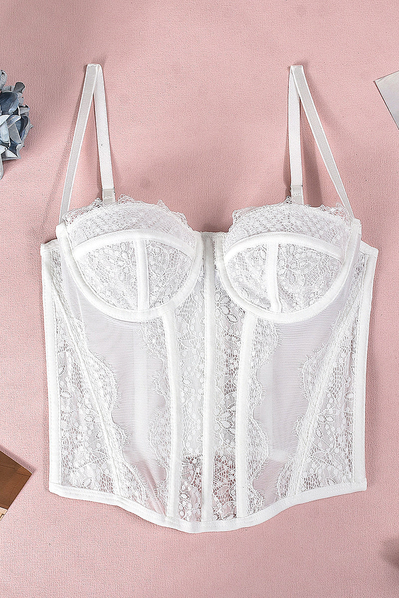 Nazada Sexy Lace Bodice Backless Camisole
